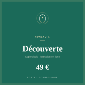 Formation sophrologie en ligne — Niveau 1 Découverte, 49 €